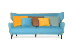 Divani Casa Stellan Modern Fabric Sofa