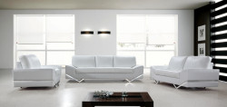 Divani Casa Vanity - White Modern Sofa Set