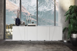 Modrest Mario - Modern White Veneer Buffet