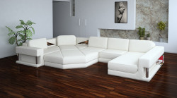 Divani Casa 2315 Modern White Sectional Sofa Set