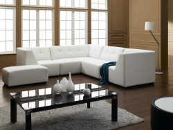 Divani Casa 2827 - Modern Bonded Leather Sectional Sofa