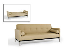 Divani Casa 3038 - Modern Beige Sofa Bed