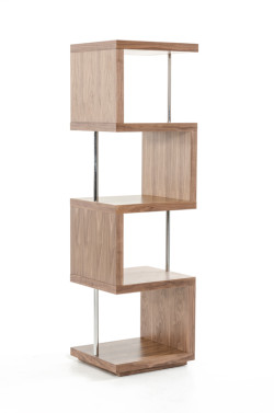 Modrest Stage 2 Modern Walnut Wall Unit