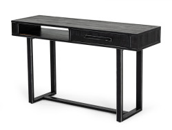 Modrest Hardy Modern Black Acacia Console Table