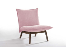 Modrest Gardner - Modern Pink Accent Chair
