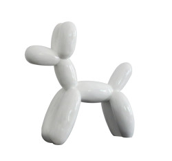 Modrest Modern White Large Balloon Dog Sculpture