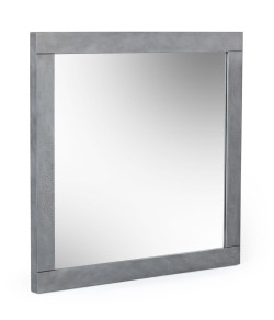 Modrest Buckley - Modern Grey Crackle Mirror