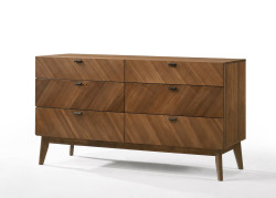 Nova Domus Kamela- Modern Walnut Dresser
