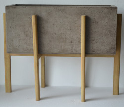 Modrest Polk Modern Concrete Rectangular Planter