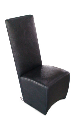 Modrest C1004 - Modern Black Eco-Leather Dining Chair