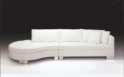 F48L Contemporary leather sectional sofa set 