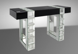 Modrest Perry - Transitional Mirrored Console Table