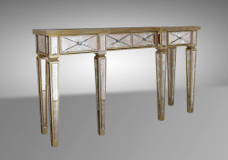 Modrest Harmon - Transitional Mirror Console Table