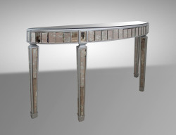 Modrest Crescent - Transitional Mirror Console Table