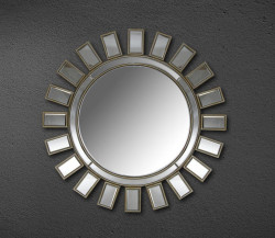 Modrest Crescent - Transitional Sun Design Mirror