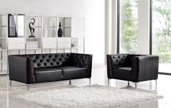 Divani Casa Bisby - Modern Tufted Leatherette Sofa Set