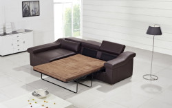Divani Casa T136 - Modern Bonded Leather Sectional Sofa Bed