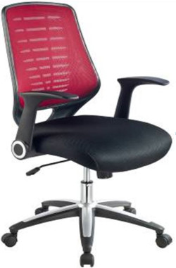 Modrest Diplomat Modern Black and Red Office Chair