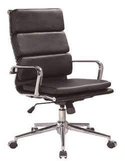 Modrest Edge High-Back Modern Black Office Chair