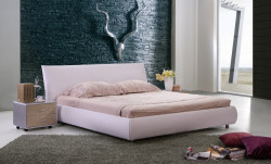 Modrest BL9028 Modern White Leatherette Bed