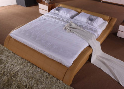 Modrest BL9030 Modern Yellow Leatherette Bed