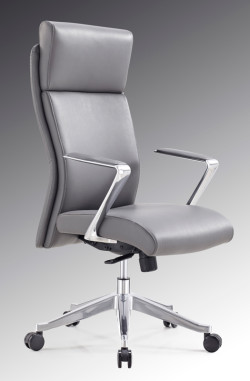 Modrest Iger Modern Grey High-Back Office Chair