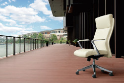 Modrest Iger Modern White High-Back Office Chair