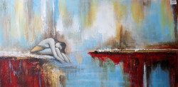 Modrest Absract Woman Oil Painting