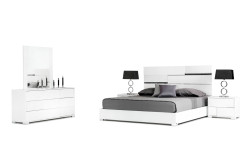 Modrest Ancona Italian Modern White Bedroom Set