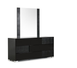 Modrest Grace Italian Modern Black Dresser