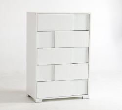 Modrest Monza Italian Modern White Chest