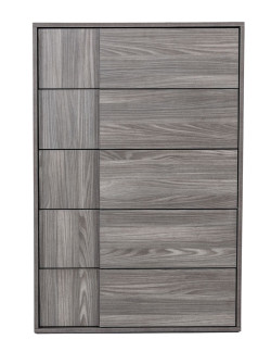 Nova Domus Asus - Italian Modern Elm Grey Chest