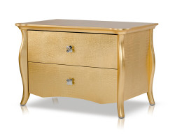 A&X Imperial - Gold Nightstand