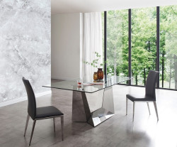 Modrest Taryn - Modern Dark Grey Dining Chair (Set of 2)