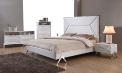 Modrest Candid Modern White Bedroom Set