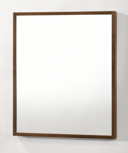 Nova Domus Berlin - Modern Walnut Mirror