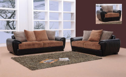 Berlin - Brown Sofa Set