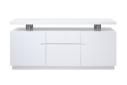 Modrest Stanford Modern White Office Credenza