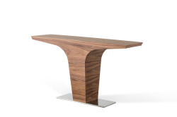 Modrest Bismarck Contemporary Walnut Console Table