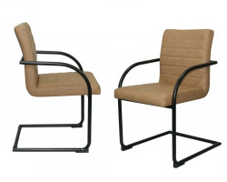 Modrest Ivey - Modern Tan Dining Chair (Set of 2)