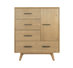 Modrest Claire - Contemporary Natural Light Mocha Acacia Chest