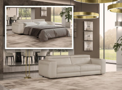 Coronelli Collezioni Icon - Modern Italian Leather Sofa Bed