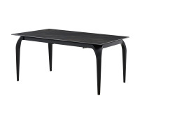 Modrest Suri - Modern Black Ceramic Extendable 71"/94.5"  Dining Table