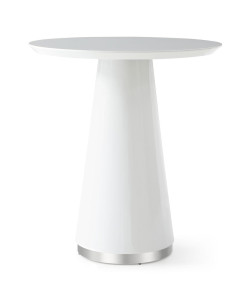 Modrest Enbrook - Contemporary White High Gloss Bar Table