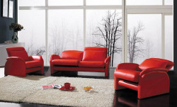 YIl 926 Modern Red leather sofa set