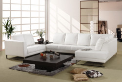 Divani Casa 3002 - Modern Bonded Leather Sectional Sofa