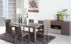 Modrest Puzzle - Modern 2-Tone Dining Table