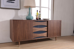Modrest Gloria Modern Walnut Buffet