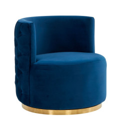 Modrest Gary -  Modern Blue Fabric Accent Chair