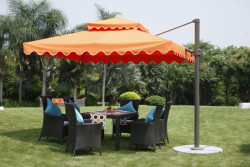 2107-AC table w/0.2in frosted glass top(KD).weaving rattan under the glass